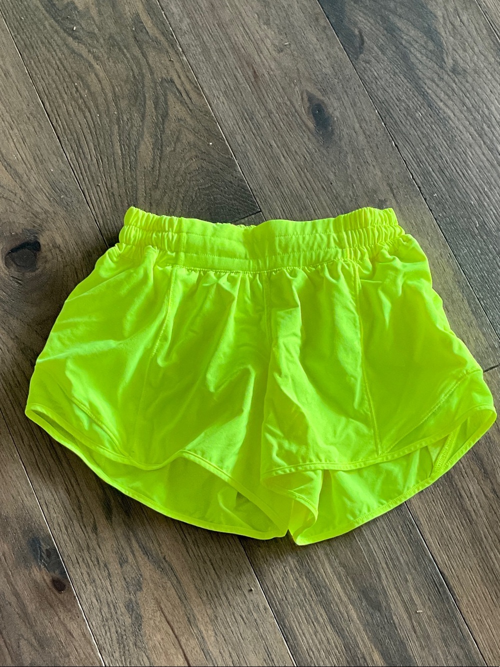 lululemon athletica Neon Lime Women's Athletic Shorts